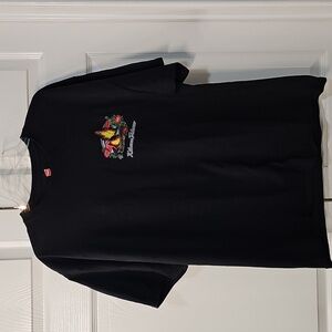 NEW Hanes Kilauea Volcano Hawaii Graphic Black Short Sleeve Tee. XL Multicolor